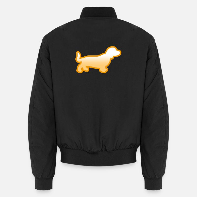 Teckel - Bomber unisexe - noir