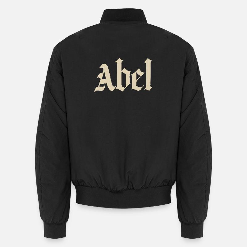 Abel Gothic Script - Unisex Bomberjacke - Schwarz