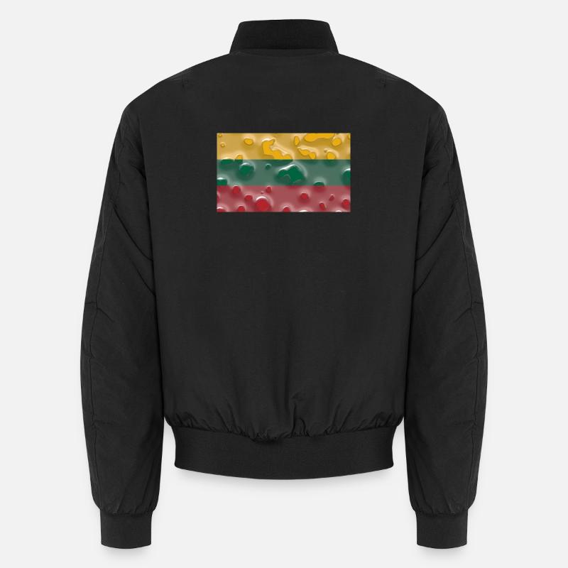 Gift for Lithuania - Unisex Bomber Jacket - black