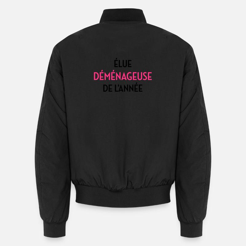 frachtführer / möbelpacker / mover / bewegen - Unisex Bomberjacke - Schwarz