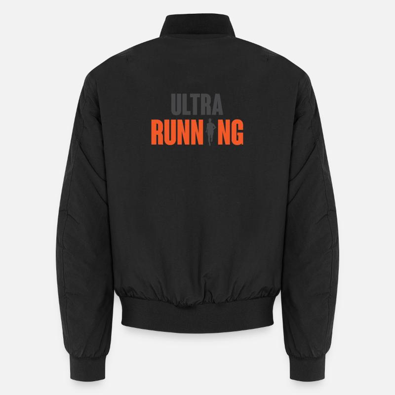 Ultra Running - Unisex Bomber Jacket - black