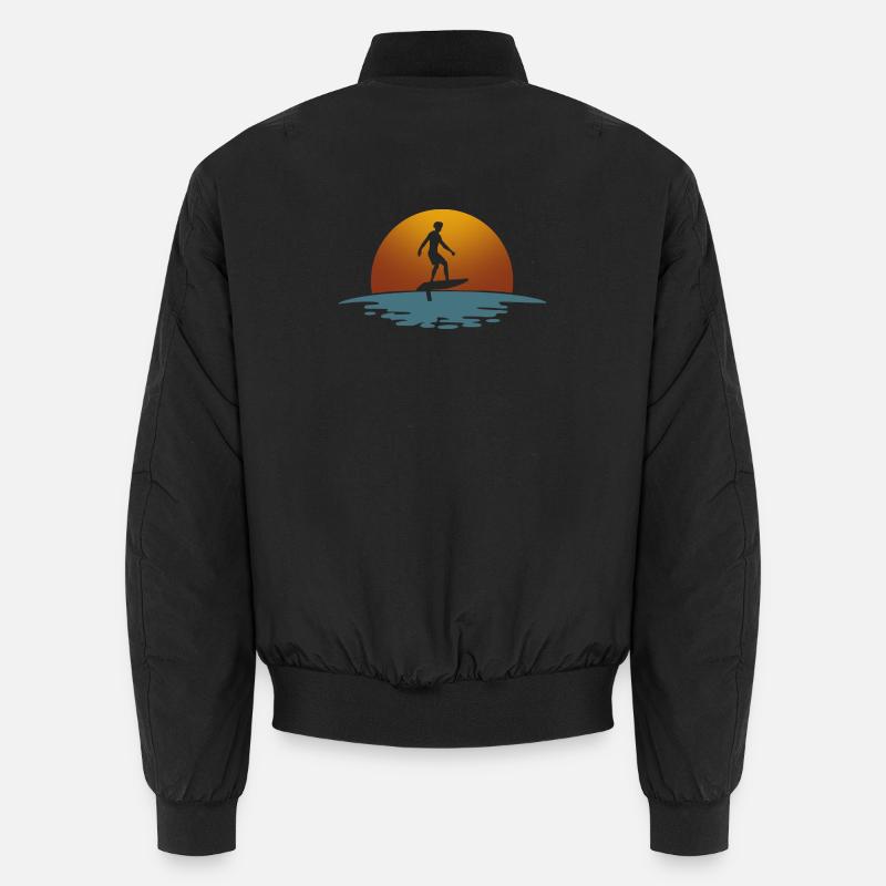 Hydroptère Surf Surf Surfer Hydroptère Surfen Bomber unisexe