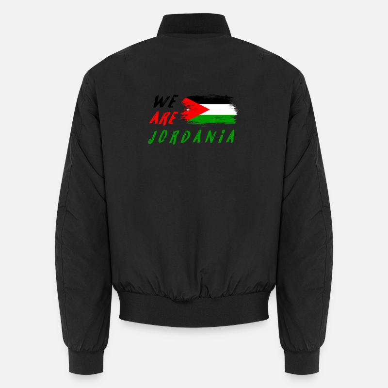 Wir sind Jordanien - Unisex Bomberjacke - Schwarz
