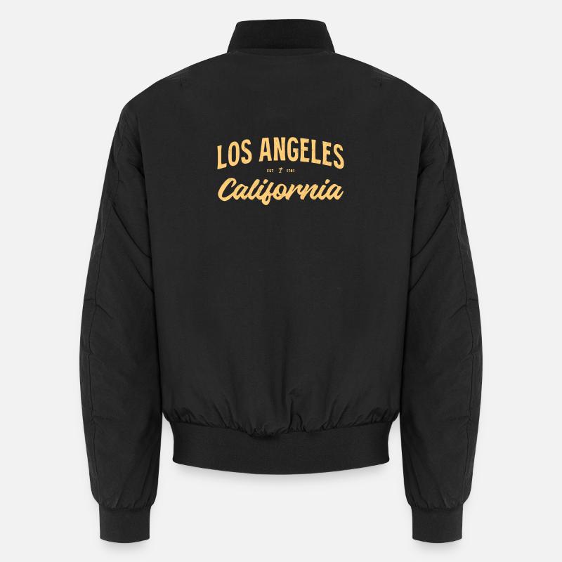 Los Angeles California Vintage Script Unisex Bomberjacke