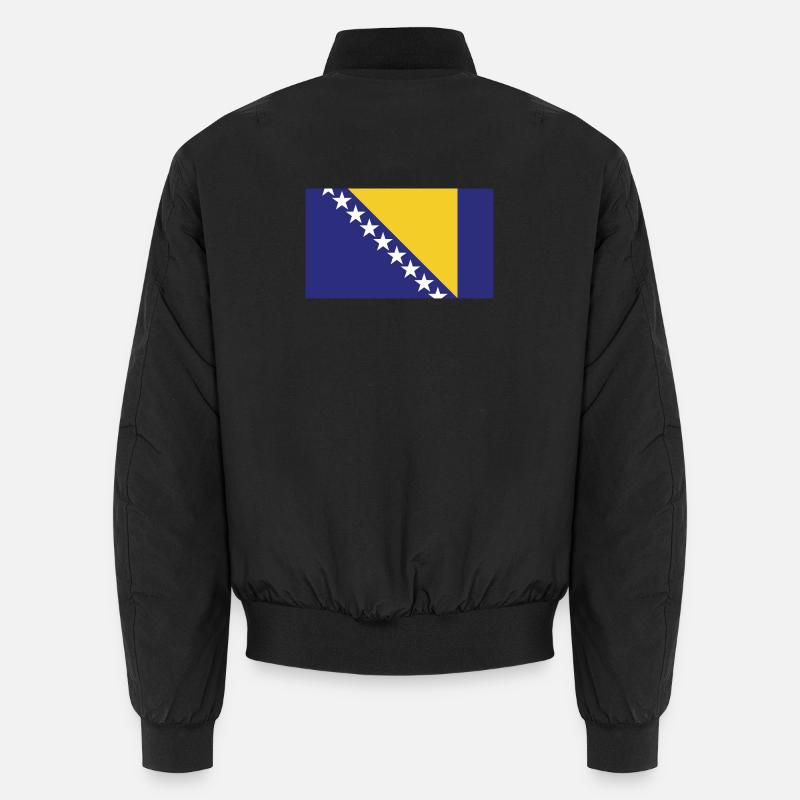 Drapeau national de Bosnie H Bomber unisexe