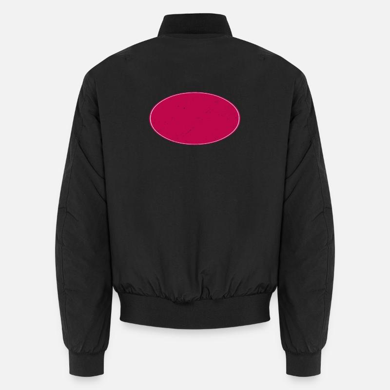 Ovaler Background schmutzig weinrot Unisex Bomberjacke