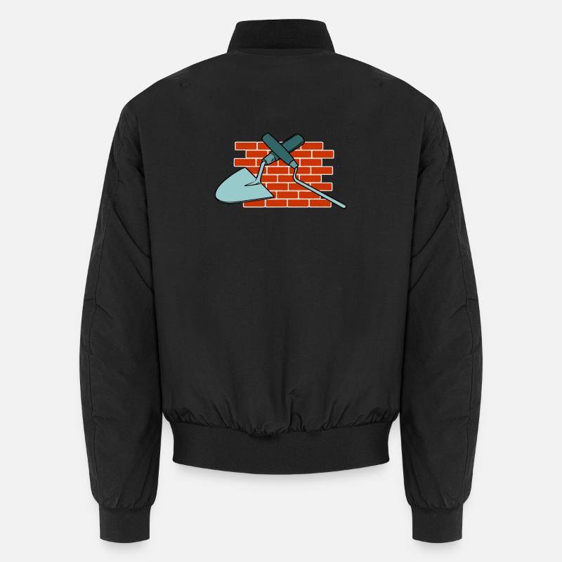 Mur A Joint Clou Et Truelle Bomber unisexe