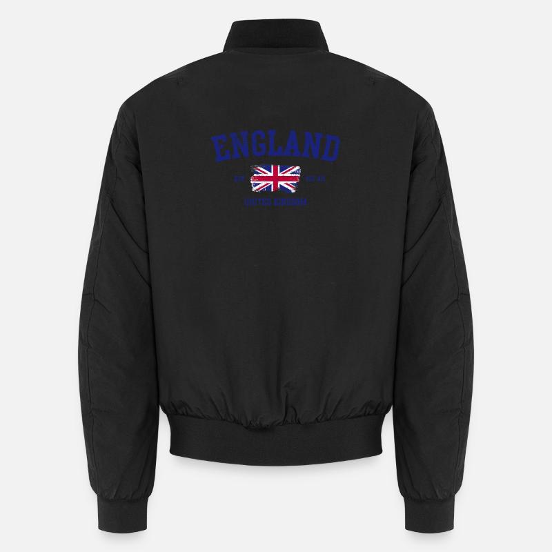 Angleterre Union Jack Typographie Design Bomber unisexe
