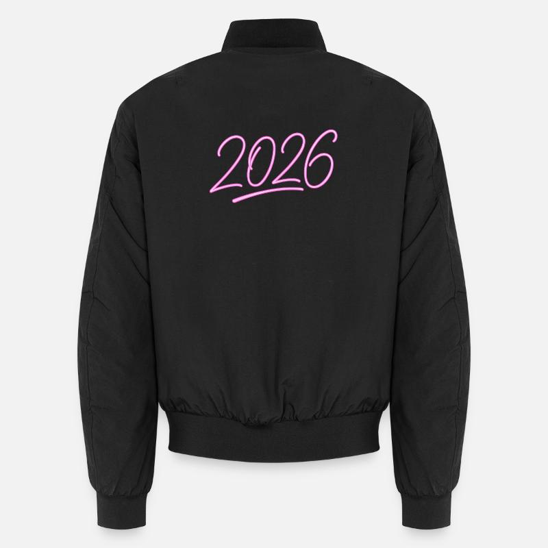 Neon Year 2026 Unisex Bomber Jacket