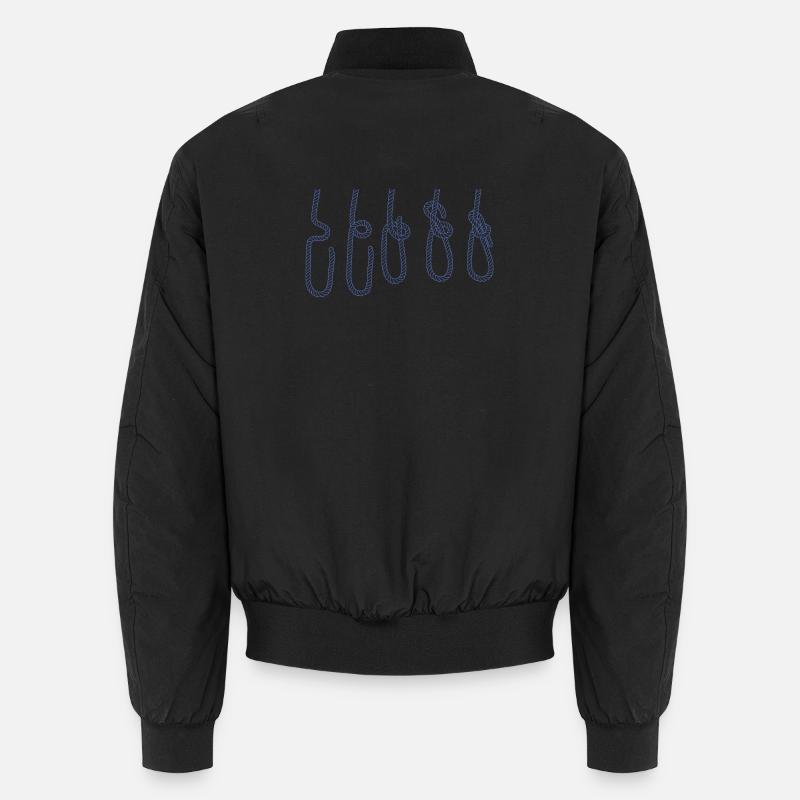 Sailing Sailboat Sailor Nautical Dinghy Knots Unisex Bomber Jacket