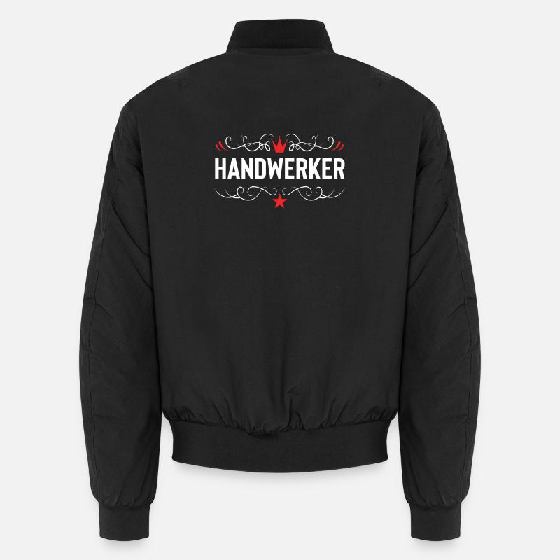 Handwerker Beruf - Unisex Bomberjacke - Schwarz