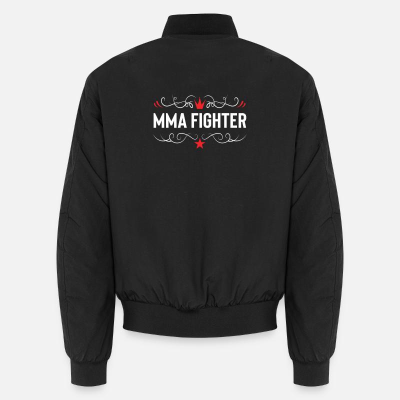 MMA Fighter Mixed Martial Arts - Unisex Bomber Jacket - black