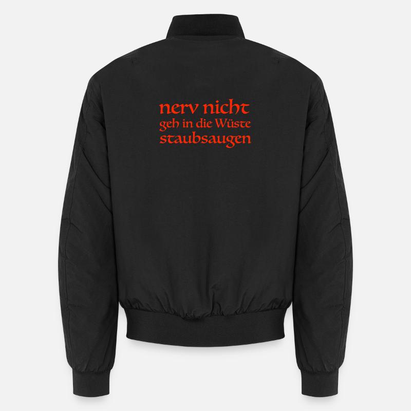 nerv nicht - Unisex Bomberjacke - Schwarz