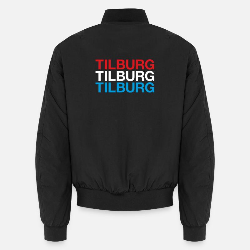 TILBURG Pays-Bas Drapeau des Pays-Bas Bomber unisexe