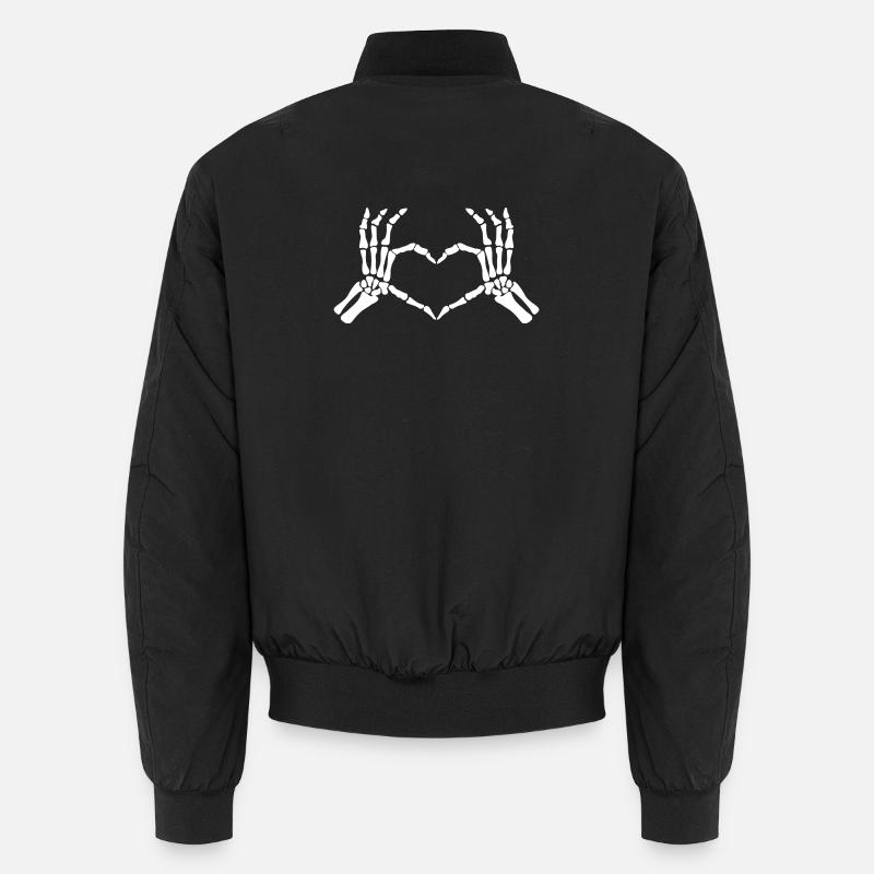 skeleton hand Unisex Bomber Jacket