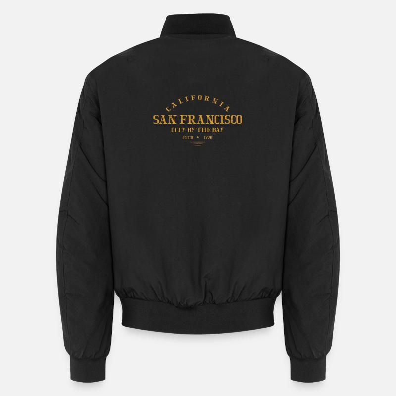 San Francisco - Unisex Bomber Jacket - black