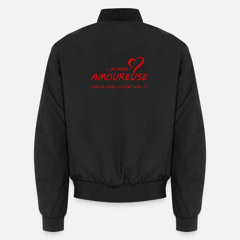 Ich bin verliebt Unisex Bomberjacke