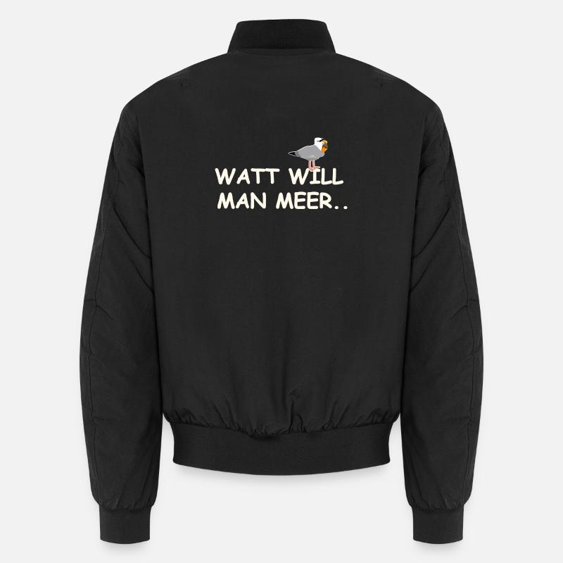 Watt Wandern  Unisex Bomberjacke