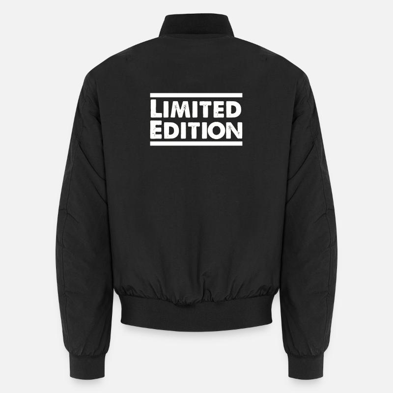 Limited Edition Lettering Stamp Unisex Bomber Jacket