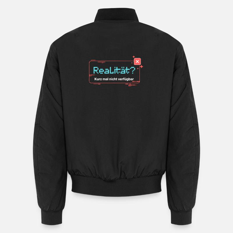Reality? Not available for a short time Unisex Bomber Jacket