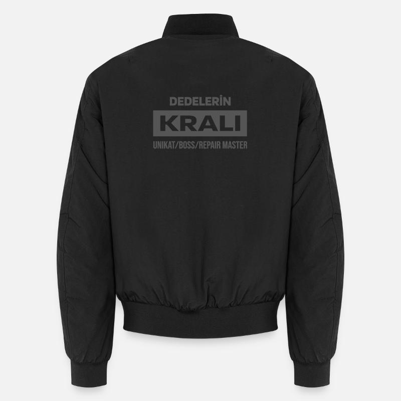 Super Dede - Unique, Chef, Master Repairer - Unisex Bomber Jacket - black