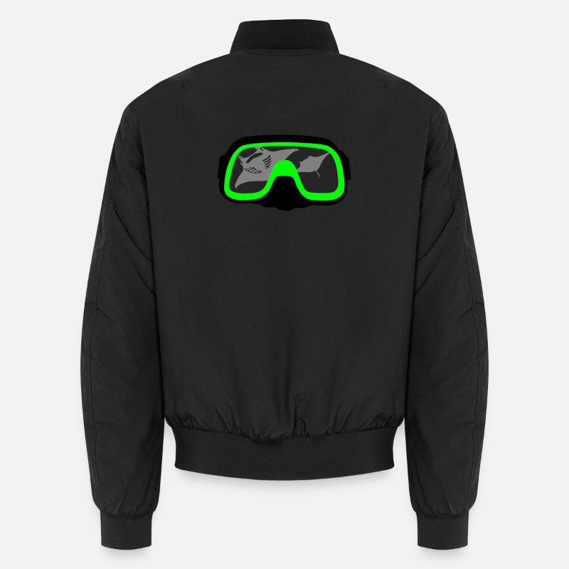 Taucherbrille - Unisex Bomberjacke - Schwarz