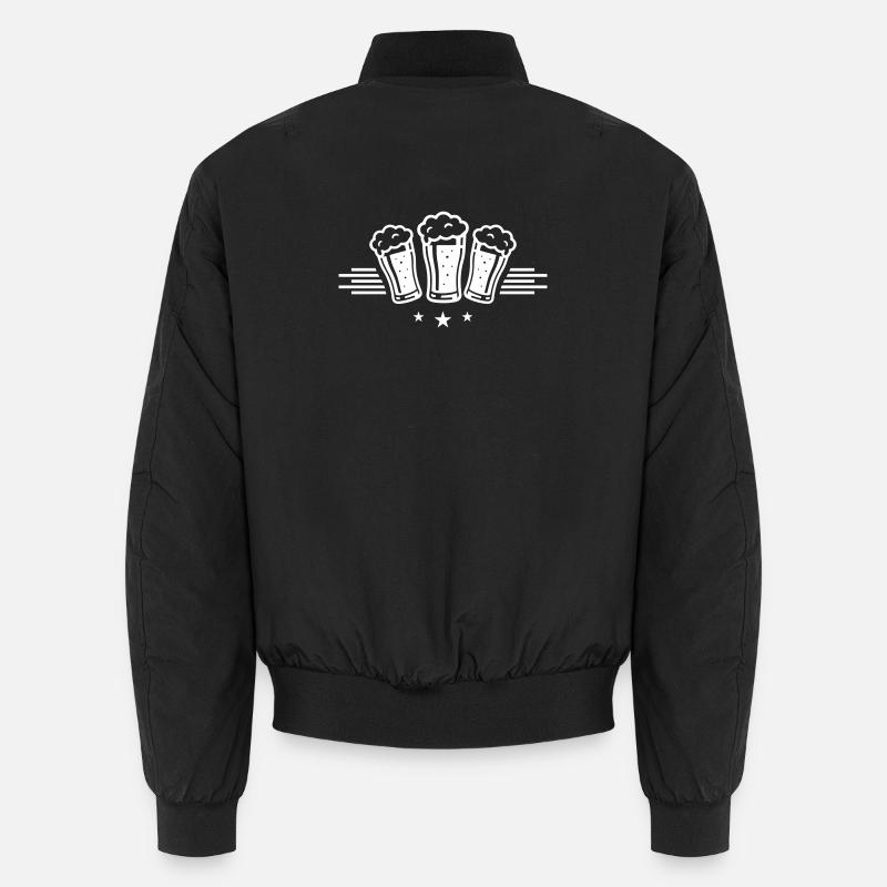 Bierglas Party Symbol Bier Unisex Bomberjacke