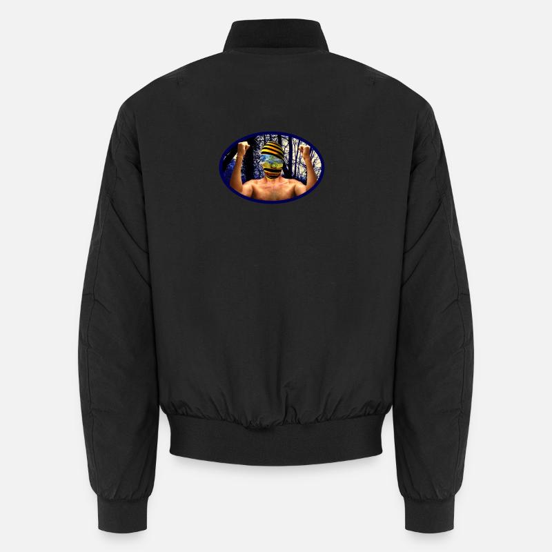 Waldgeist Maskenkrieger - Bomber unisexe - noir