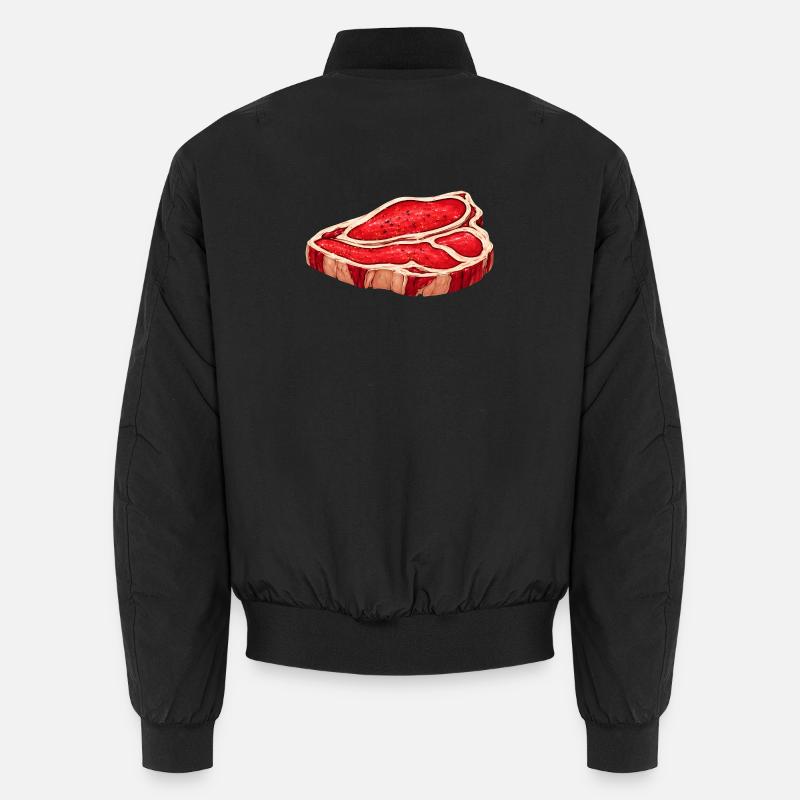 Illustration de steak juteux Bomber unisexe