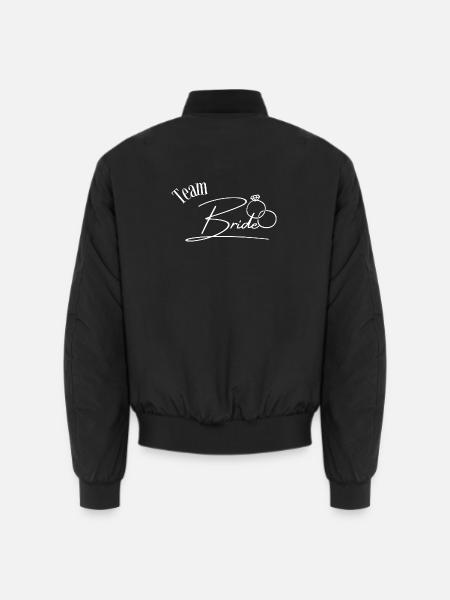 Team Bride - Unisex Bomberjacke - Schwarz