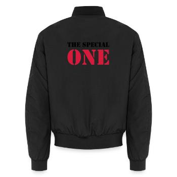 The Special One - Bomber unisexe - noir - Dos - AI Model Male 185 light (185cm)