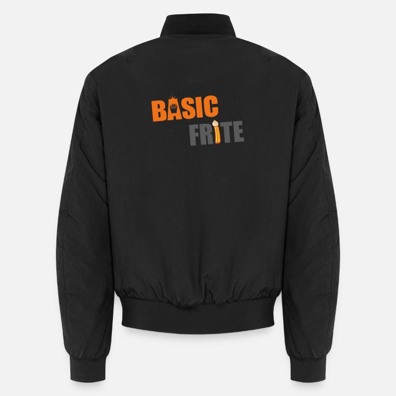 Grundlegende Pommes 2 - Unisex Bomberjacke - Schwarz