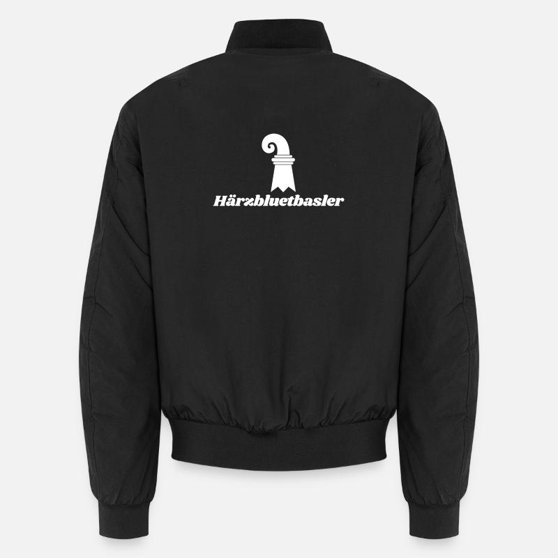 Härzbluetbasler Basel Wappen Unisex Bomberjacke