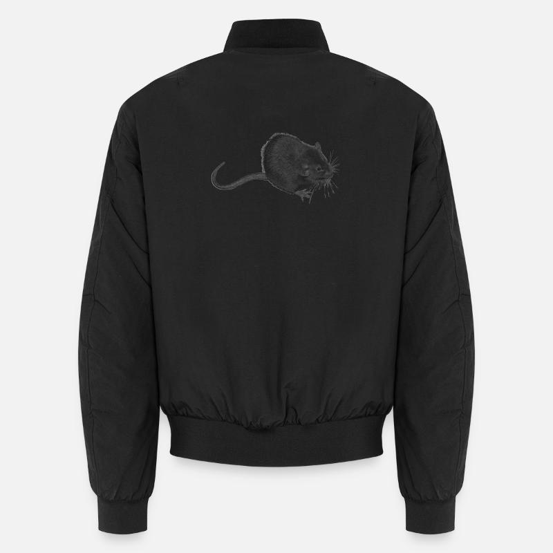 tierdesigns verschenken, ratte, süße Kleintiere Unisex Bomberjacke