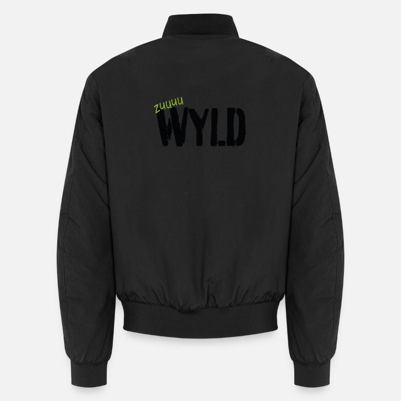 zu wyld - einfach zu wild, Jugendsprache Unisex Bomberjacke