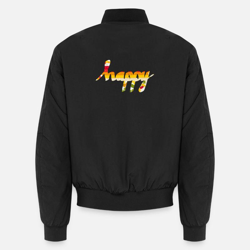 content - Bomber unisexe - noir