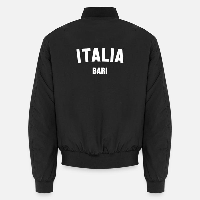 BARI Italia Italy - Unisex Bomber Jacket - black