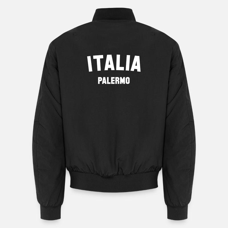ITALIA PALERMO Italy - Unisex Bomber Jacket - black