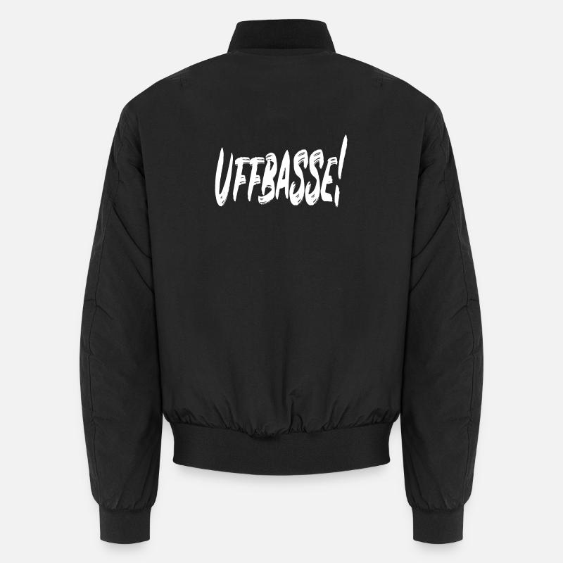 Uffbasse! - Unisex Bomberjacke - Schwarz