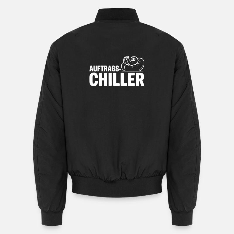 Commander Chiller Commander Chiller Bureau Sloth - Bomber unisexe - noir