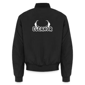 Eleanor dans le rôle d’Eleanor - Bomber unisexe - noir - Dos - AI Model Male 185 light (185cm)