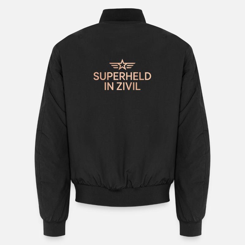 Superheld In Zivil Superhero Superhelden Kostüm Unisex Bomberjacke