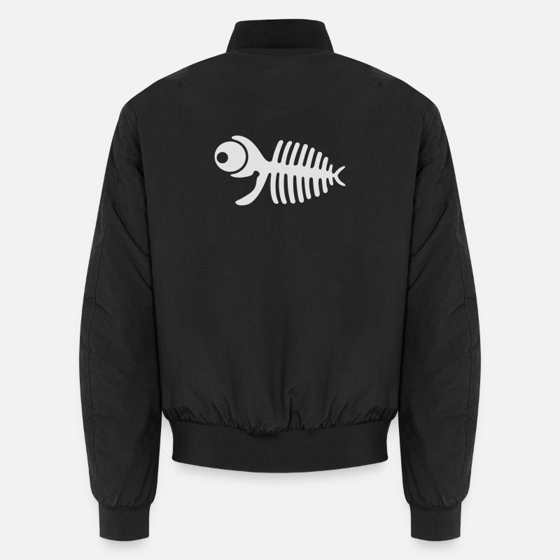 Fishbone Unisex Bomber Jacket