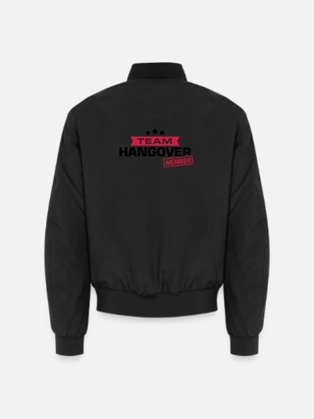 hangover team - Unisex Bomberjacke - Schwarz
