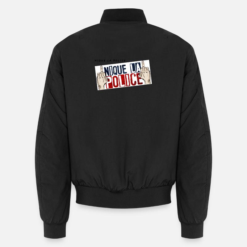 Fick die Polizei Unisex Bomberjacke