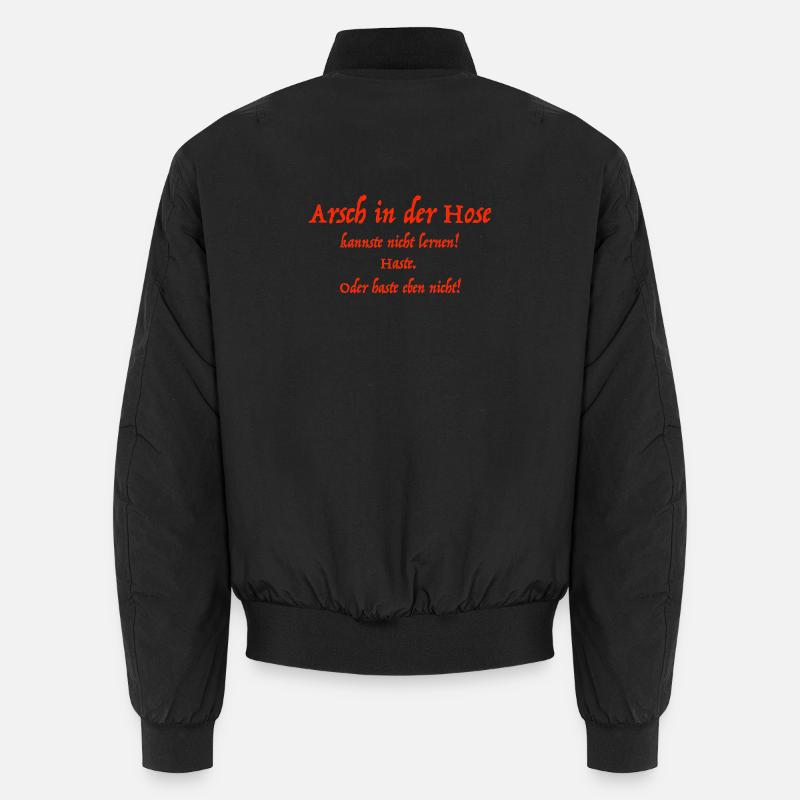 Arsch in der Hose Unisex Bomberjacke
