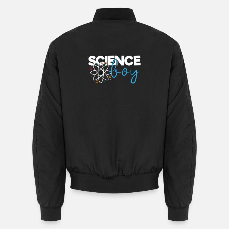 Science Boy - Unisex Bomber Jacket - black