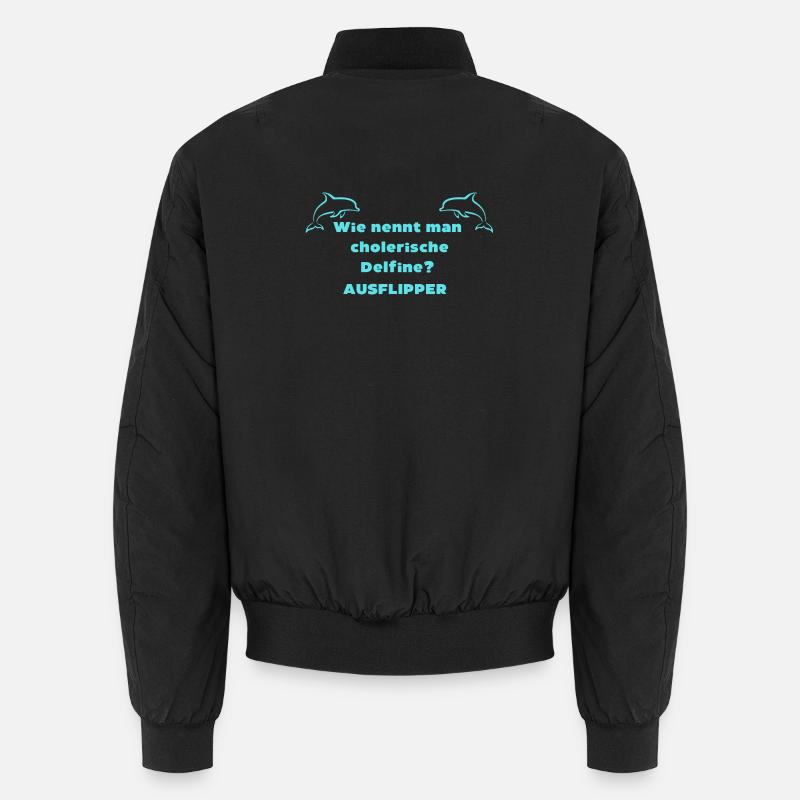 AUsfLIPPEr - Unisex Bomberjacke - Schwarz