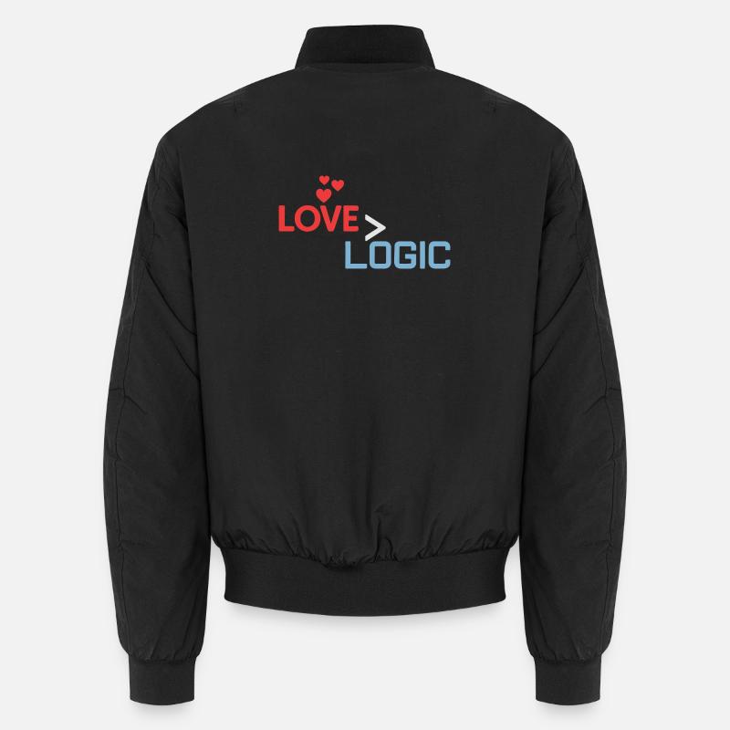 L’amour plus grand que la conception logique Bomber unisexe