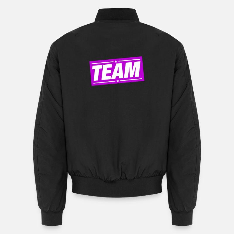 Team Design - Unisex Bomberjacke - Schwarz